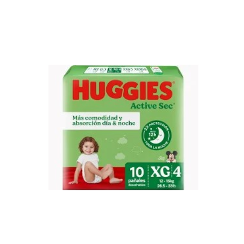 Pañal Huggies XG X10u